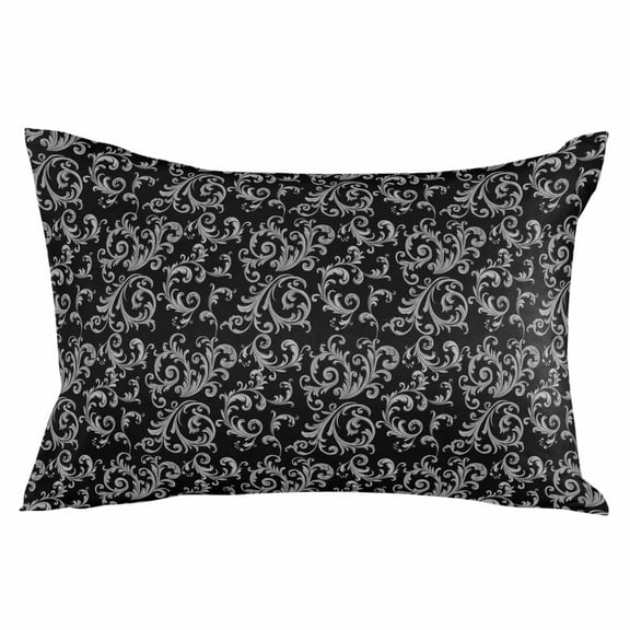 Outdoor Waterproof Throw Pillow Covers Set of 2 Black Christmas Pattern Decorative Pillowcases Lumbar Outdoor Pillows Cushion Case 20x12 Inch Retro Abstract Art Patio Pillows for Couch Sofa Bed