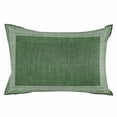 thumbnail image 1 of Outdoor Waterproof Throw Pillow Covers Set of 2 Dark Green Linen Key Design Pillowcases Lumbar Outdoor Pillows Cushion Case 20x12 Inch Geometric Back Print Patio Pillows for Couch Sofa Bed, 1 of 9
