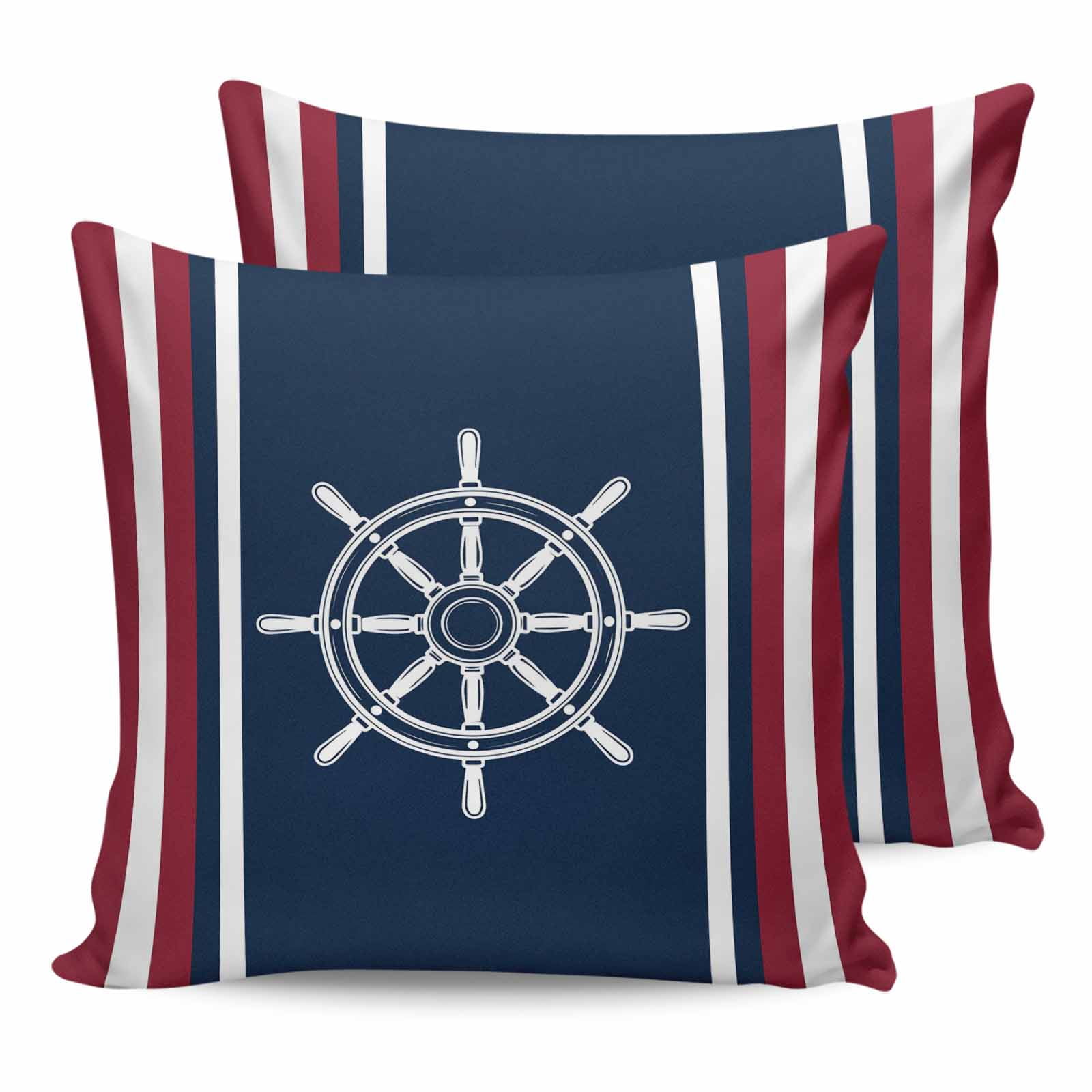 Photo inspiration: Fresh Look at Outdoor Waterproof Throw Pillow Covers Set Of 2 Nautical Coastal