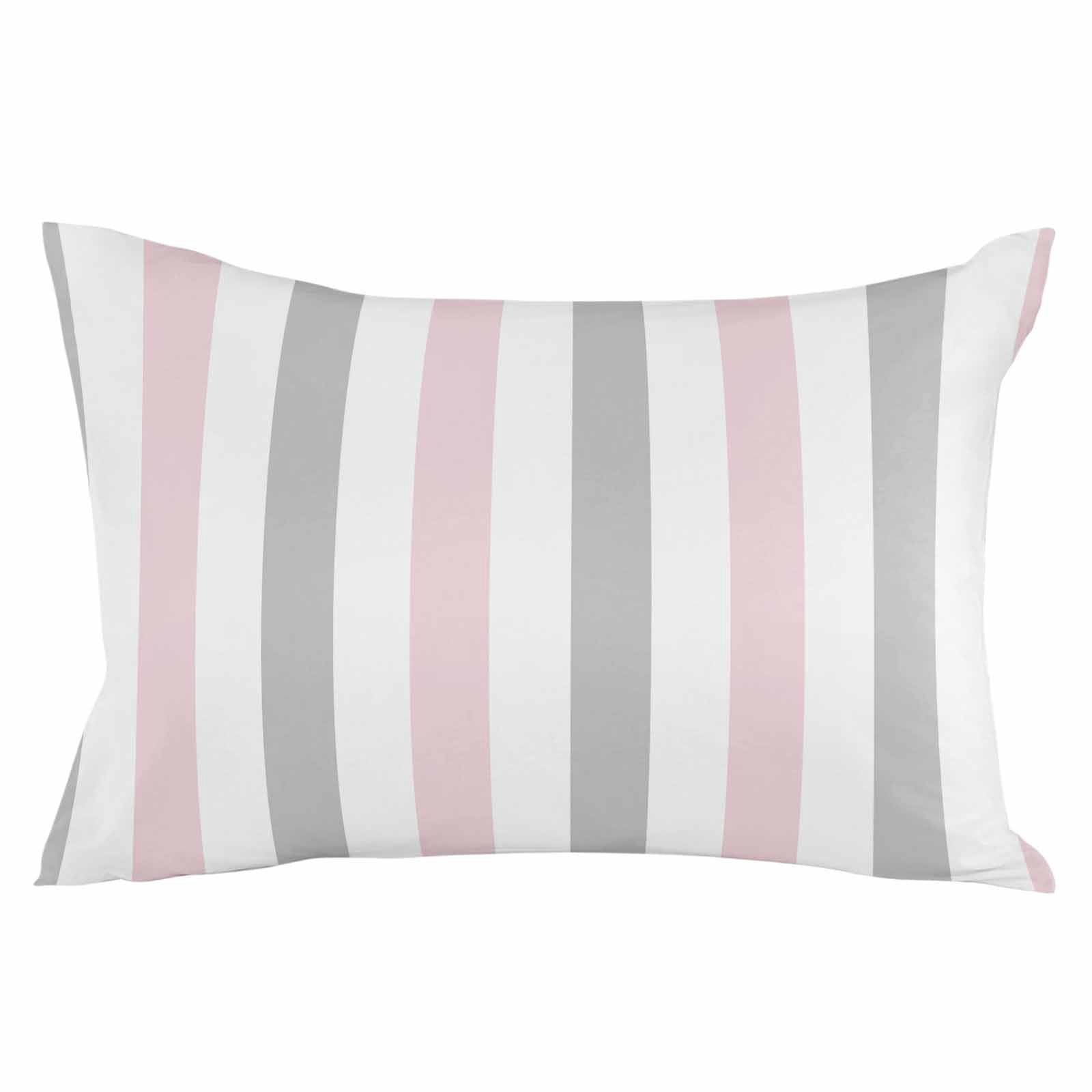 Outdoor Waterproof Throw Pillow Covers Set of 2 Pink Grey Striped Decorative Pillowcases Lumbar Outdoor Pillows Cushion Case 20x12 Inch Vertical Stripes Patio Pillows for Couch Sofa Bed Garden