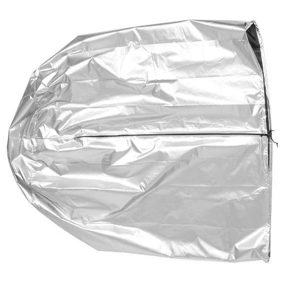 Homoyoyo Durable Silver Tire Cover for Trailers - Waterproof, Stackable, and Easy Zipper
