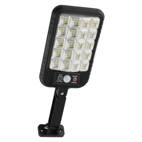 Outdoor Waterproof Wall Light with Solar Power, Motion Sensor, Adjustable Rotation, Remote Control, Long-Lasting COB LED Lighting for Garden and Yard