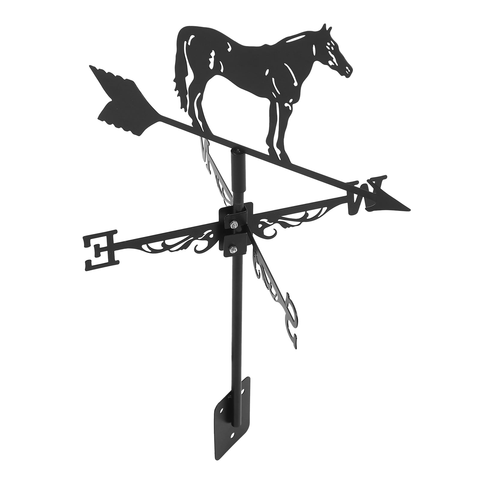 Eease Wind Vane Weathervane Ornament Retro Iron Weather Vane Wind 