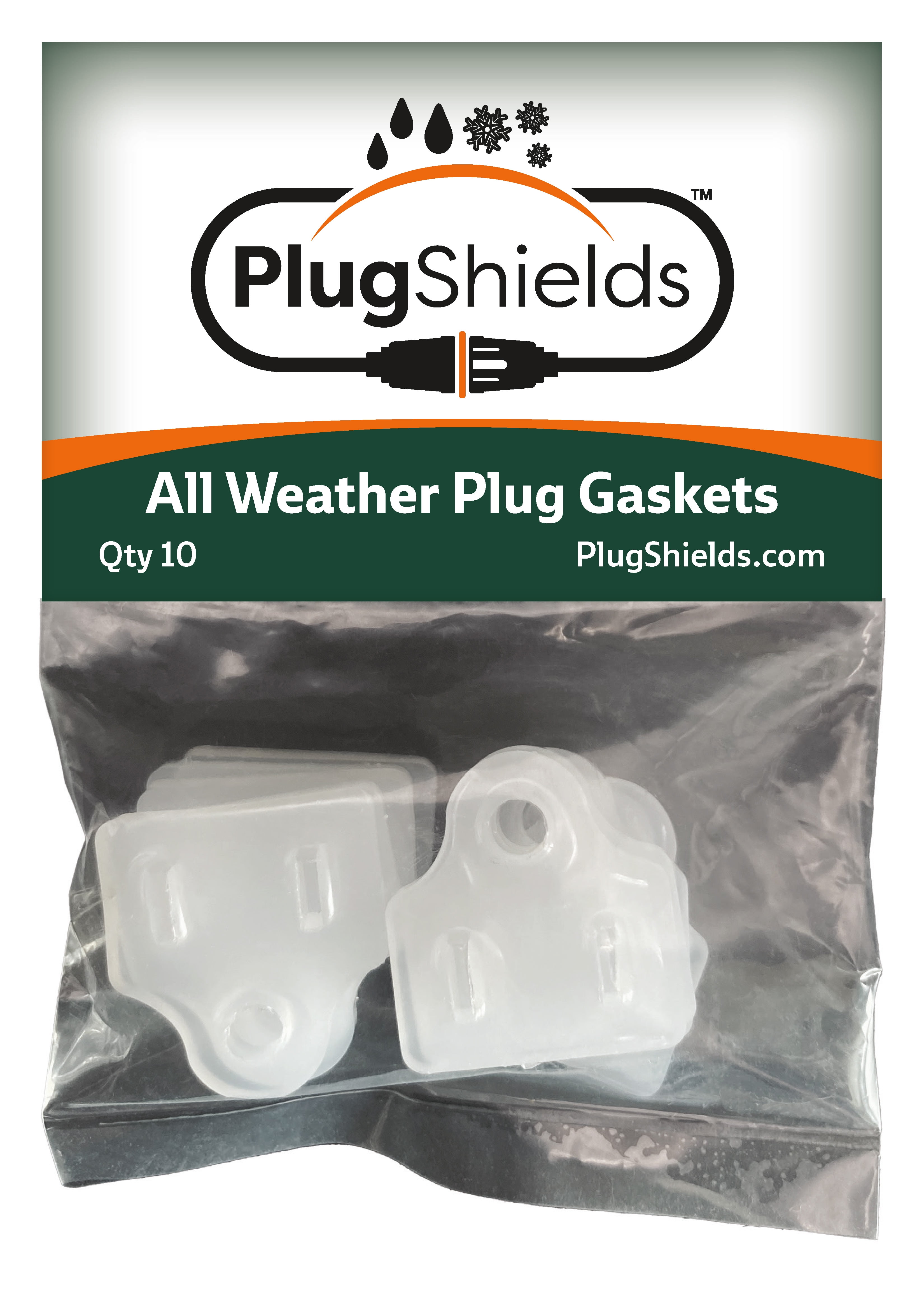 Outdoor Weatherproof Extension Cord Plug Gaskets and Christmas Light