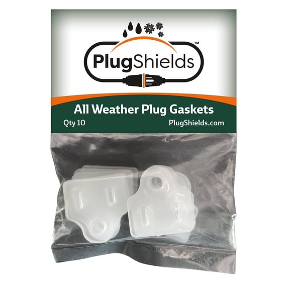 Outdoor Weatherproof Extension Cord Plug Gaskets and Christmas Light Plug Gaskets