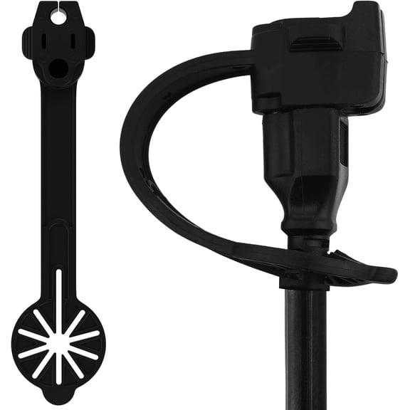 Outdoor Weatherproof Plug Cover - Extension Cord roof Protector Covers for 120v Electric, 3 Prong Male End Weather Proof Exterior Ends Caps Outside Electrical Plugs (2,)