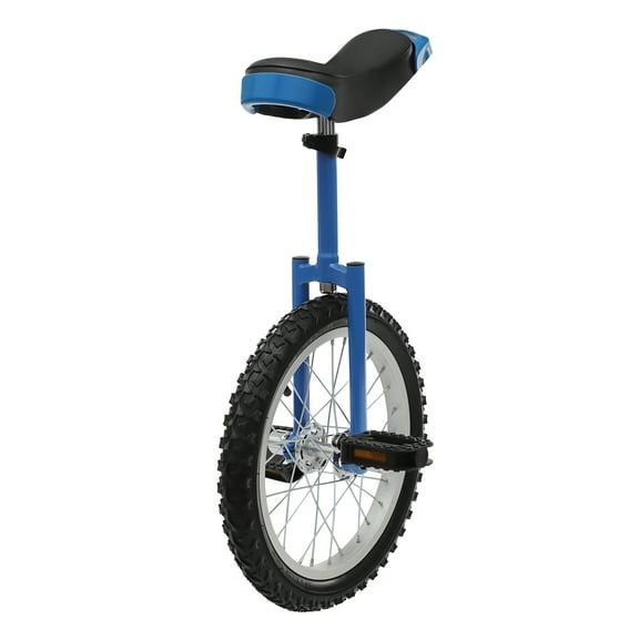 Outdoor Wheel Unicycle, Height Adjustable Exercise Unicycle, Unicycle with Steel Rim and Pedal, Sports One Wheel Bike for Adults Kids Balance Training