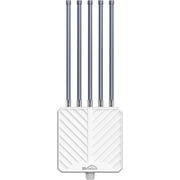 Outdoor WiFi Extender,SQECH AX3000 Dual-Band Wireless Access Point,Long Range Outdoor WiFi Extender with 5x8dBi Antennas/48V PoE Adapter/IP67 Waterproof,Up to 256 Devices for Farm,Yard,Campsite