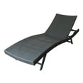 thumbnail image 1 of Outdoor Wicker Chaise Lounge, Grey, 1 of 5