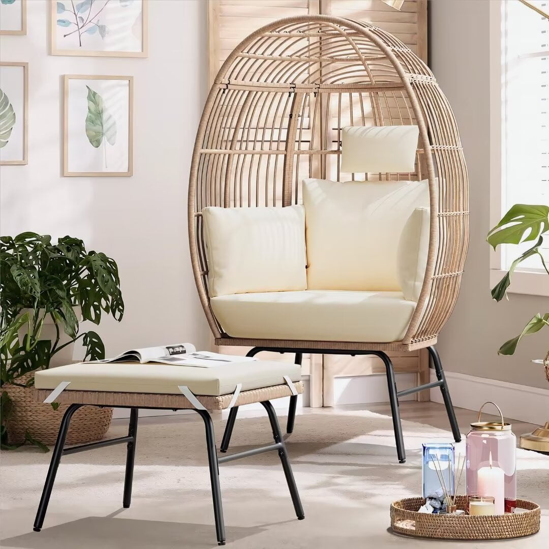 Egg wicker chair walmart sale
