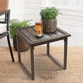 thumbnail image 1 of Outdoor Wicker Rattan Side End Tables for Patio, All Weather Small Square Patio Rattan Coffee Table, Outside Table for Porch Balcony Lawn Garden Bistro,, 1 of 6