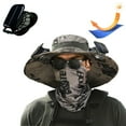 thumbnail image 1 of Outdoor Wide Brim Sun Hat with Solar Fan,  Solar & USB Charging Sun Protection Sun Hat with Fan Solar Fan Hat UPF 50+, 1 of 7