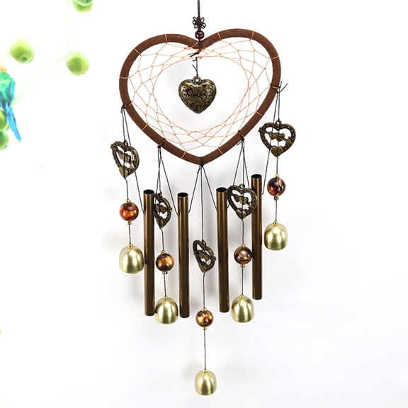Outdoor Wind Chime, Xinsrenus Large Dream Catcher Wind Chime for Outside, Unique Dreamcatcher Alloy Anti-Rust Crisp Sweet Sound