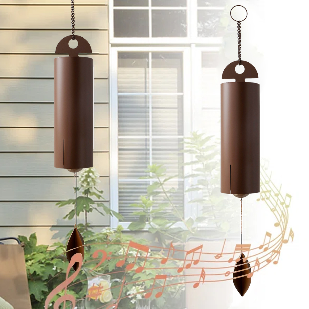 Outdoor Wind Chimes Heroic Windbell Antique Wind Bell, Deep Resonance