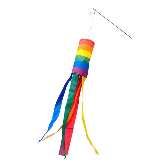 Outdoor Wind Decoration Windsock Flag with Colorful Dynamic Movement for Home Garden Patio Outdoor Events