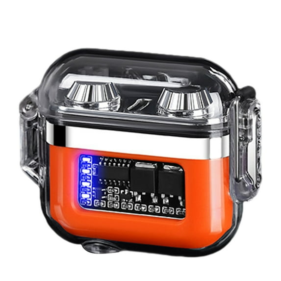 Outdoor Windproof Lighter - Advanced USB Rechargeable Plasma Arc Lighter with LED Flashlight for Camping & Survival