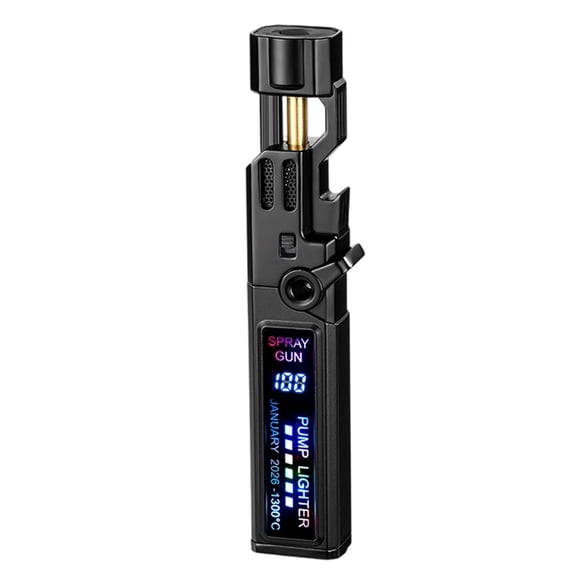 Outdoor Windproof Rechargeable Lighter, USB Flameless Electric Arc Lighter with Safety Auto Shut-Off, Metal Shockproof Portable Lighter for Camping BBQ Candles Emergency