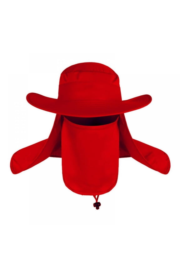 Outdoor Windproof Sunshade Detachable / Removable Ear Neck Cover Fishermen Hat Fishing Flap Caps