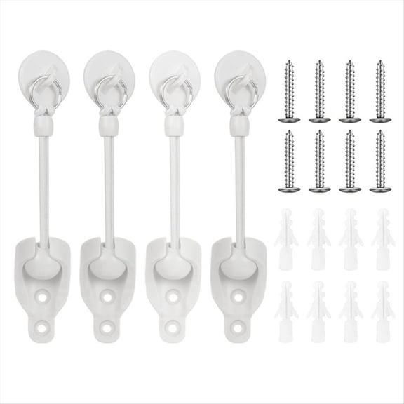 Outdoor Windproof Window Curtain Roller Blind Replacement Parts Drum-Type Hardware Bungee Kit and End Cap Shade Tie Down