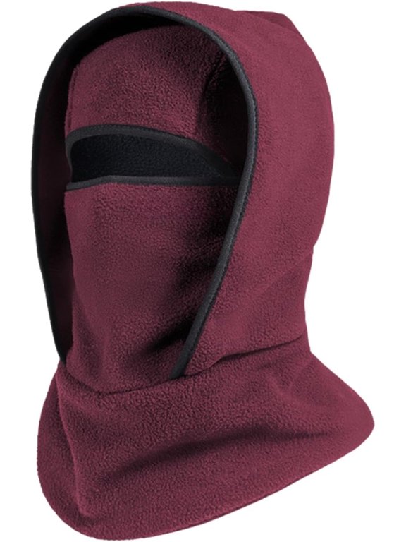 Outdoor Winter Warm Hat Neckband Integrated Cycling Mask Sports Ski Head Cover, All-in-One Protection Windproof Neck Mask