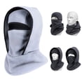 thumbnail image 1 of Outdoor Winter Warm Hat, Sports Ski Head Cover, Neckband Integrated Cycling Mask, Windproof Fleece Thermal Full Faces Head Hat, 1 of 7