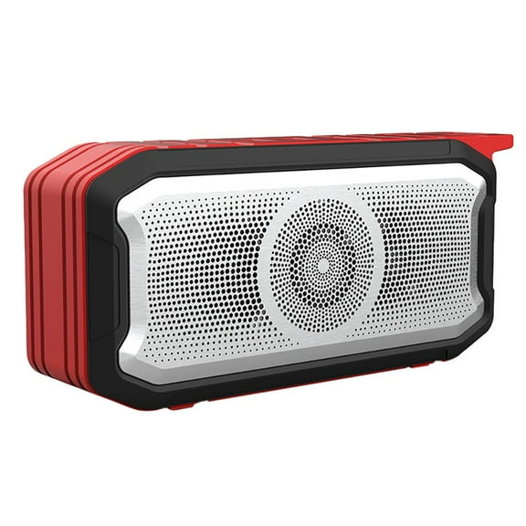 Outdoor Wireless Bluetooth Speaker HD Sound Quality 5.0 IPX7 Waterproof FM 360 Stereo 5W HiFi Portable Music Box 1200mAh 20m Range for Sports Hiking Party Travel USB AUX Hook