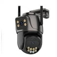 thumbnail image 1 of Outdoor Wireless Security IP Camera 4K 8MP HD Dual Lens External PTZ Camera Auto Tracking Street Surveillance Camera, 1 of 6