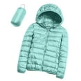 thumbnail image 1 of Outdoor Women’s Lightweight Packable Puffer Winter Jacket Insulated Puffy Hooded Coat for Snow Ski Hiking Travel, 1 of 5