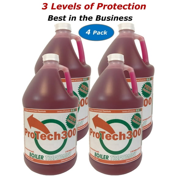 Outdoor Wood Boiler Treatment ProTech 300 Boiler Treatment- Pack of 4 - 1 Gallon Jugs