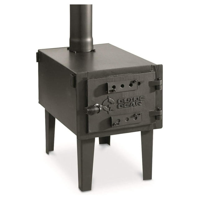 Outdoor Wood Burning Stove, Portable with Chimney Pipe for Cooking