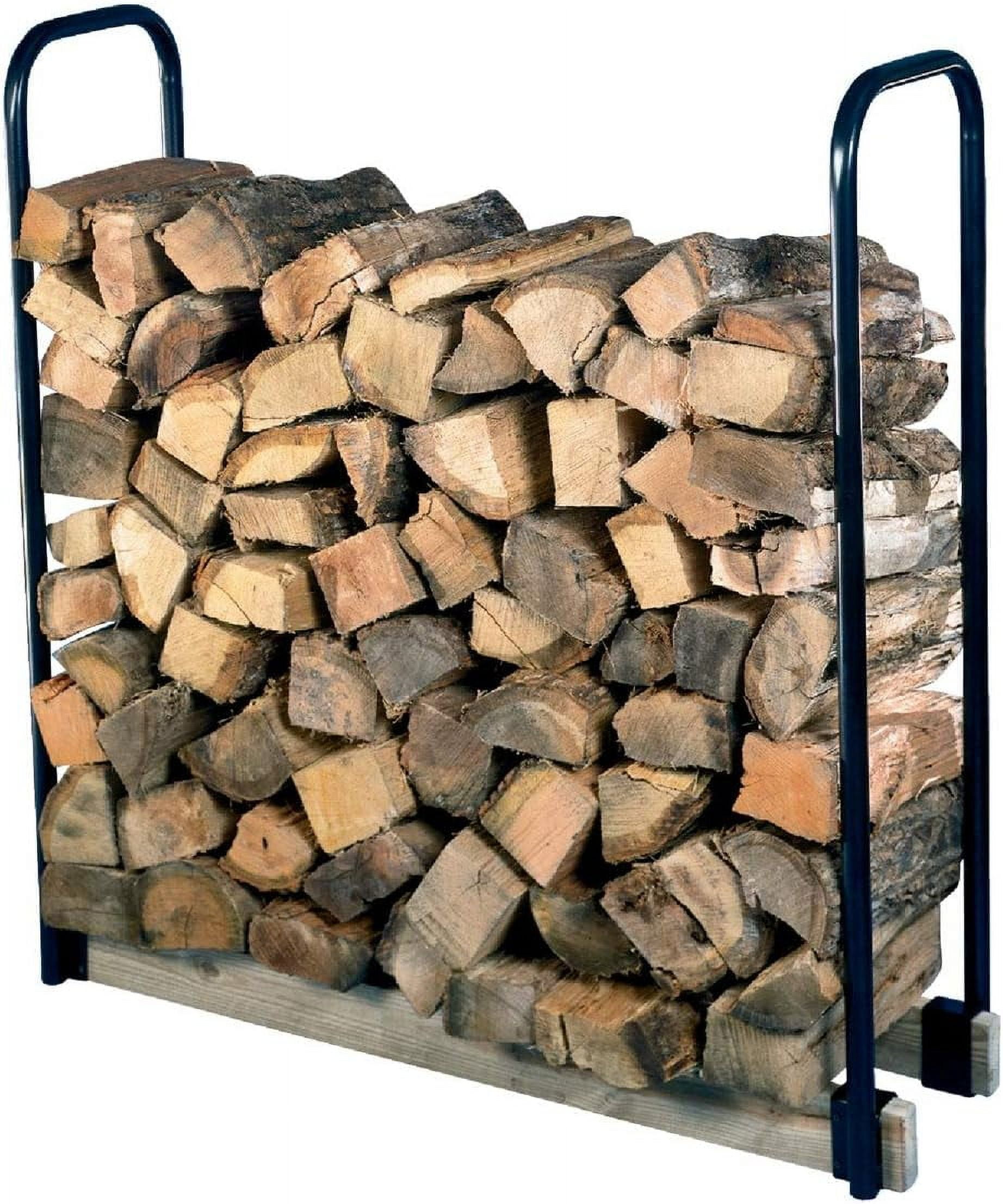 Outdoor Wood Rack for Firewood - Firewood Holder & Log Rack, Outdoor ...