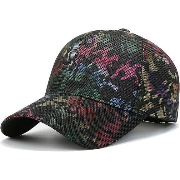 Outdoor Workouts Sports Camouflage Adjustable Ballcap Classic 100% Cotton Baseball Hats