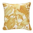 thumbnail image 1 of Outdoor Decor by Commonwealth Outdoor Yellow Plant Print Pillow 18 x 18 in Multi, 1 of 5