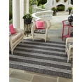 thumbnail image 1 of Outdoor Zrand Collection Area Rug Charcoal - 13' Square, 1 of 5