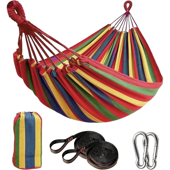 Outdoor amacas Garden Camping Hammock,Portable Hammock for Patio Yard Garden Backyard Porch Travel