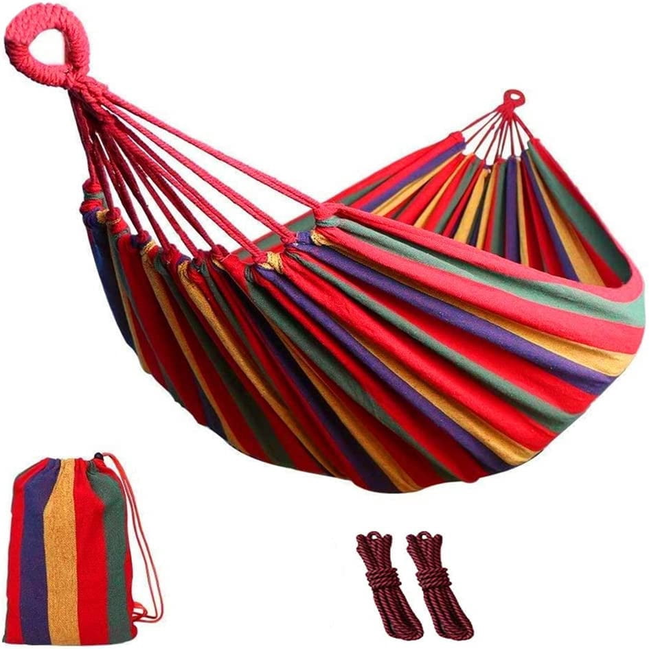 Outdoor amacas Garden Camping Hammock,Portable Hammock for Patio Yard Garden Backyard Porch Travel