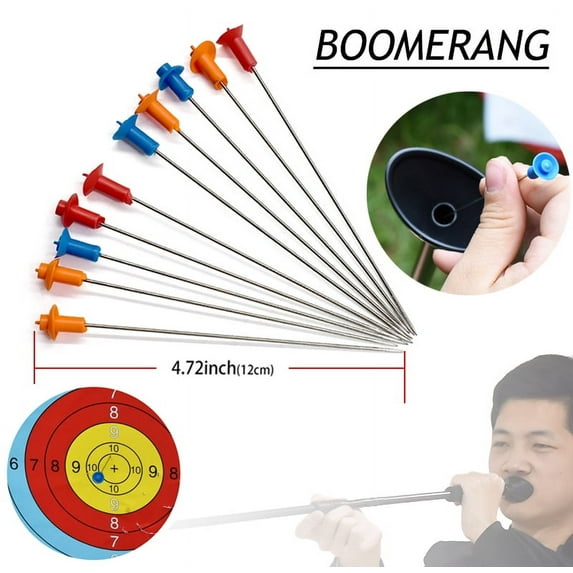 Piaoyu Outdoor Recreation Blow Darts Set for Backyard Practice