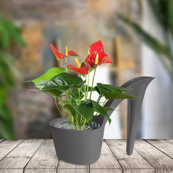 Outdoor and Garden Desktop Plastic High Heels Flowerpot Floor Standing Gardening Flowerpot