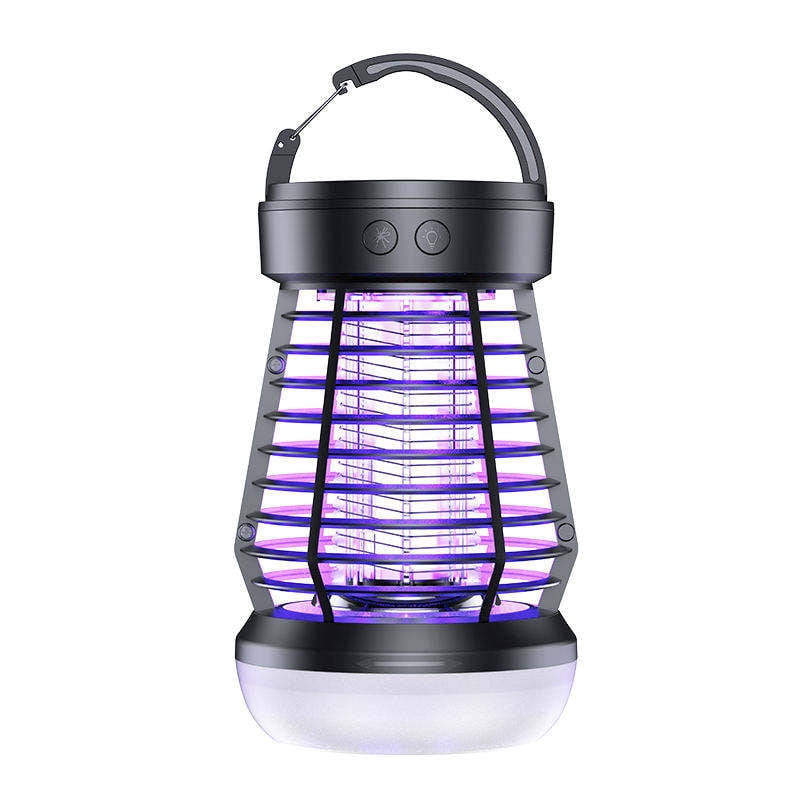 Outdoor and indoor garden courtyard bedroom travel portable USB-powered electric mosquito killer lamp
