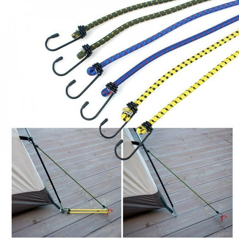 Outdoor bundled rope 6 piece set elastic band tent rope elastic clothesline  camping accessories luggage strapping Tent accessori