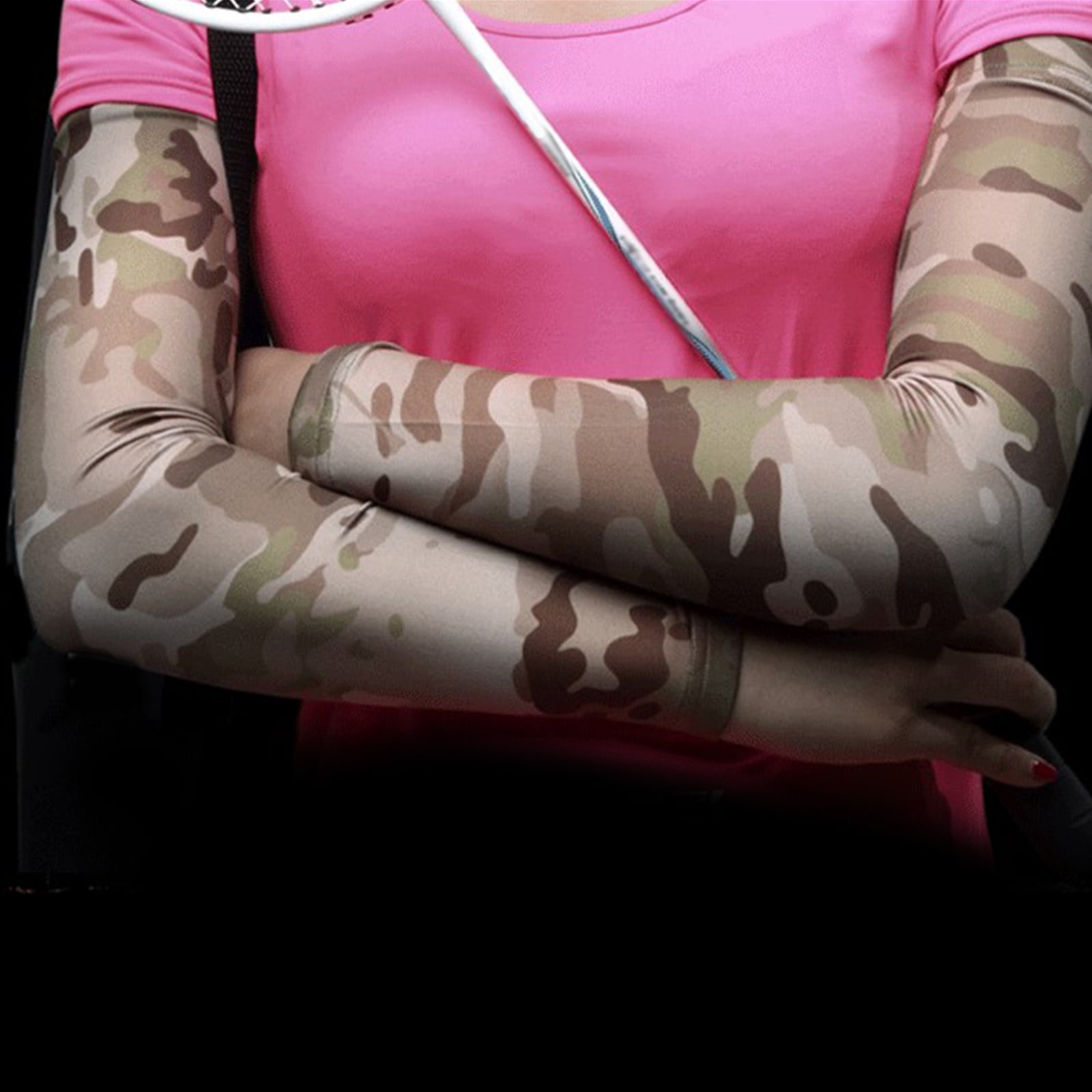 Outdoor camouflage sleeves, military fan ice sleeve arm sleeves