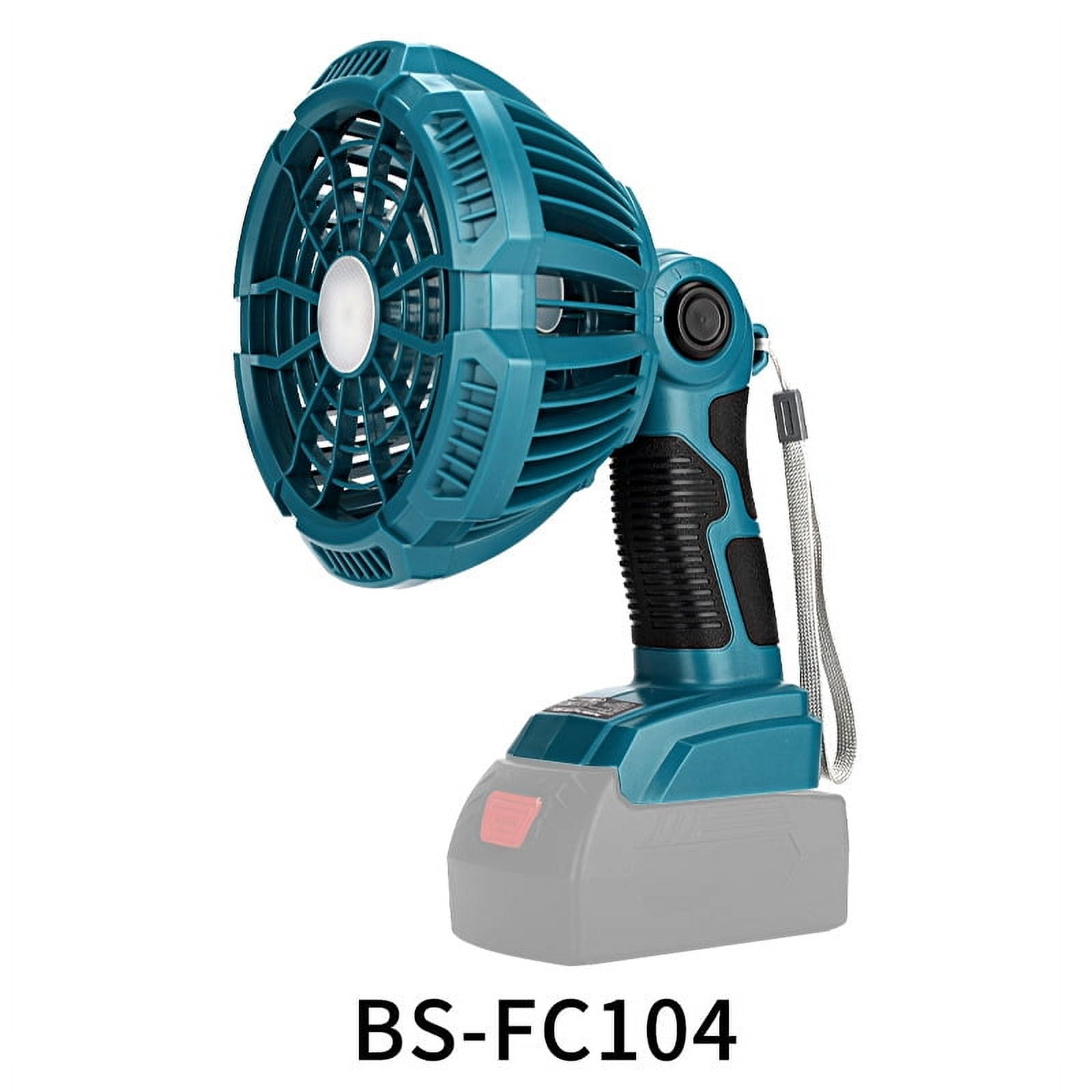 Outdoor camp Lighting Remote control Fan For Dewalt For Milwaukee For Makita For Bosch 20v Lithium Battery With 3W Lamp FC104 for Camping, Gym Garage Travel Office Bedroom
