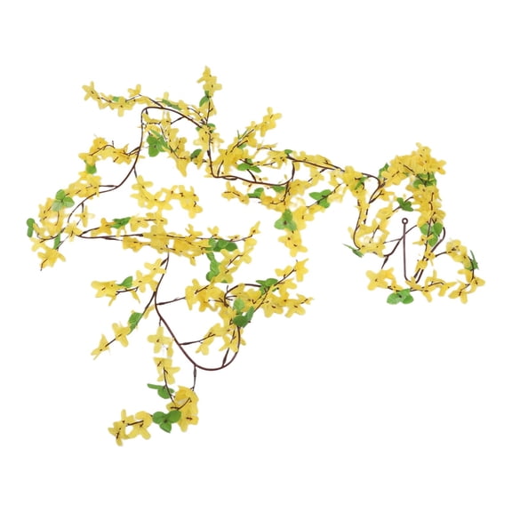 Outdoor fence decoration artificial flower vines forsythia vine loft decoration