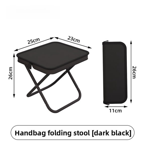 Outdoor foldable stool portable backpack stool with lightweight mini carry outdoor camping chair, fishing stool, picnic stool