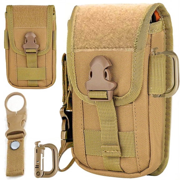 Outdoor molle Phone Pouch with Water Bottle Buckle