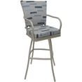 thumbnail image 1 of Outdoor or Indoor Extra Tall Bar Stool 34" Ofir - B-W Blue Beige - Beige, 1 of 8