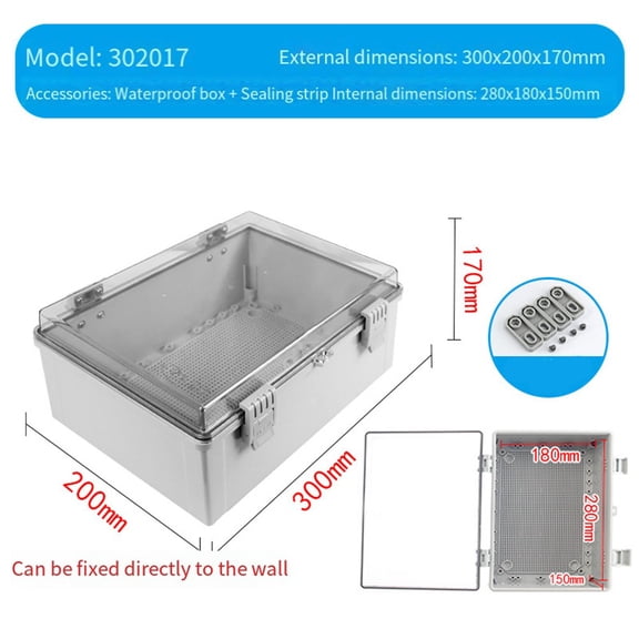 Outdoor plastic waterproof box protective socket waterproof box waterproof box