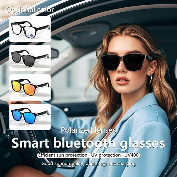 Outdoor smart glasses Bluetooth 5.3 sunglasses music call navigation protection UV400 polarized lenses driving fishing