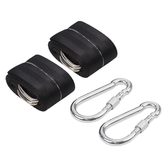 Outdoor swing straps, hanging chair, hanging basket extension straps tree straps