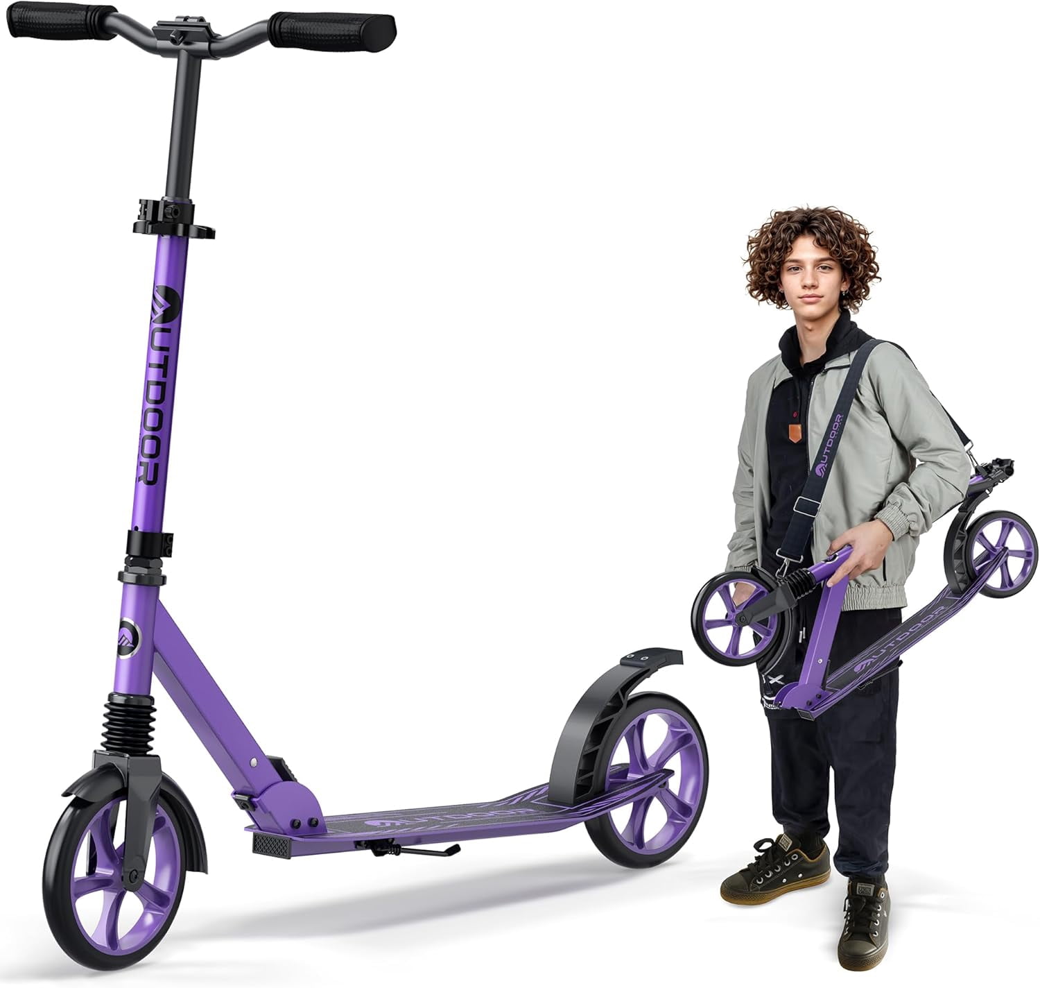 OutdoorCruiser Kick Scooter for Ages 6+, Kids, Teens & Adults